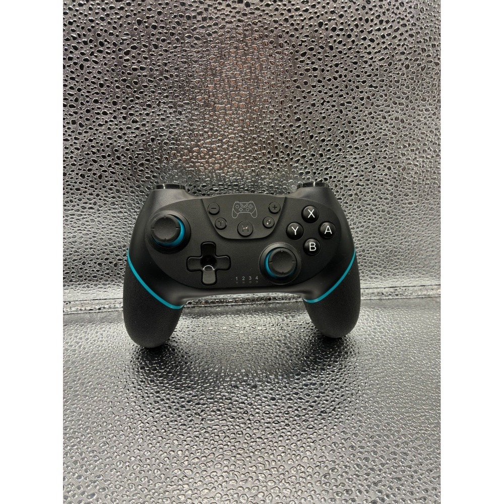 Wireless Game Controller XB-324 Black and Blue Bluetooth Gamepad for Switch PC